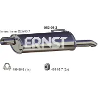 ERNST 052092 Einddemper