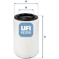 Ufi 27.144.00 Luchtfilter