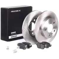 RIDEX 3405B0022 Remschijven en blokken