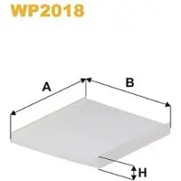WIX FILTERS WP2018 Interieurfilter