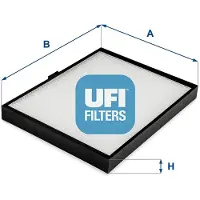 Ufi 53.334.00 Interieurfilter