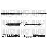Quinton Hazell QTS828698 Gasveer motorkap