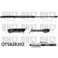 Quinton Hazell QTS828302 Gasveer achterklep
