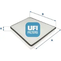Ufi 53.245.00 Interieurfilter