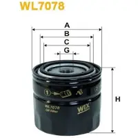 WIX FILTERS WL7078 Oliefilter