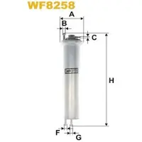 WIX FILTERS WF8258 Brandstoffilter