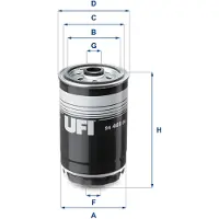 Ufi 24.468.00 Brandstoffilter