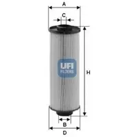 Ufi 26.016.00 Brandstoffilter