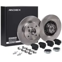 RIDEX 3405B1489 Remschijven en blokken