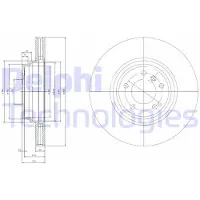 Delphi BG9019 Remschijf