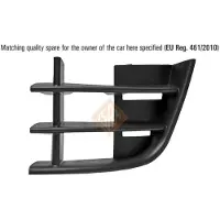 ISAM 3306717 Ventilatiegrille, bumper