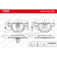 Stark SKBP-0010069 Remblokken