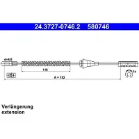 Ate 24.3727-0746.2 Handremkabel