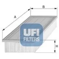 Ufi 30.188.00 Luchtfilter