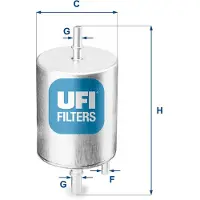 Ufi 31.919.00 Brandstoffilter