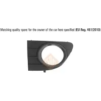 ISAM 0138779 Ventilatiegrille, bumper