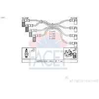 Facet 4.8615 Bougiekabels