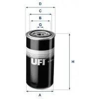 Ufi 24.480.00 Brandstoffilter