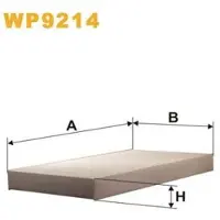 WIX FILTERS WP9214 Interieurfilter