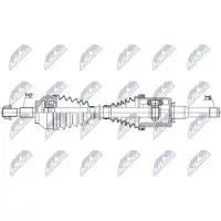 NTY NPW-FR-133 Aandrijfas