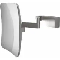 DECOR WALTHER Make-up Spiegel VISION S Unlit 5X Wandmodel Mat RVS (5x magnification)