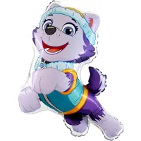 Grabo Balloons Everest - Paw Patrol Ballon XXL 86 cm - Verjaardag Versiering - Folieballon Ongevuld - Ballonnenboog Decoratie Feest - Party Slinger Jongen Meisje