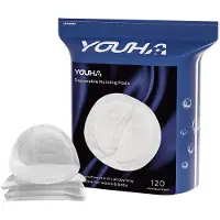 Youha - zoogcompressen - ultralicht en discreet - huidvriendelijk - 5-laags absorptie - Inclusief plakstrip - 120 stuks per verpakking