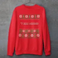 B&C Drenthe Kersttrui Rood T Kun Minder - Maat XS - Uniseks Fit - Kerstkleding Voor Dames & Heren