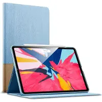 ESR Simplicity Sky Series Ultradunne & Harde Achterkant Hoes met Penhouder voor Apple iPad Pro 11'' (Blauw/beige)