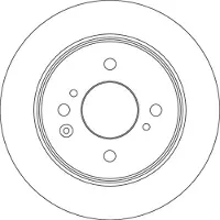TRW Remschijf DF6875, 1 stuk