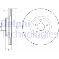 Delphi BG4918C Remschijf