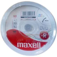 Maxell Dvd-r 120/4.7gb Spindle 50 White Printable