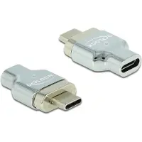 DeLOCK Thunderbolt 3 / USB Type-C (DP Alt Mode) 8K 30 Hz Magnetic Adapter male to female