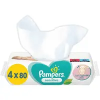 Pampers Babydoekjes Sensitive - maand-pack 320 stuks