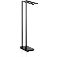 DECOR WALTHER Handdoekenrek Straight 2 Mat Zwart