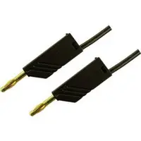 Hirschmann Test & Measurement MLN 200/2,5 SW Meetsnoer Banaanstekker 4 mm Banaanstekker 4 mm 2.00 m Zwart 1 stuk(s)