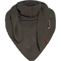 Knit Factory Coco Omslagdoek/Sjaal - Taupe - 190x85 cm