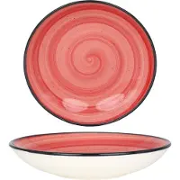 Bonna Diepbord aura passion porselein 25 cm (1300cc) set van 6