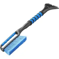 Proplus Sneeuwborstel met IJskrabber - 66 cm - Soft Grip Ijsschraper - Los te Koppelen - Blauw