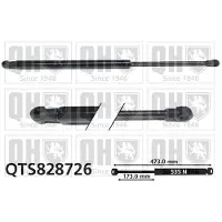 Quinton Hazell QTS828726 Gasveer achterklep