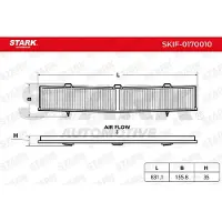Stark SKIF-0170010 Interieurfilter