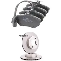 RIDEX 3405B2601 Remschijven en blokken