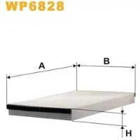 WIX FILTERS WP6828 Interieurfilter
