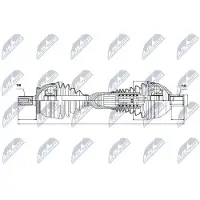 NTY NPW-VV-047 Aandrijfas