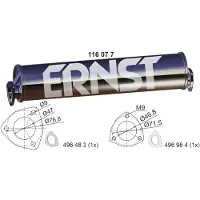 ERNST 116077 Einddemper