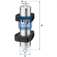 Ufi 31.920.00 Brandstoffilter