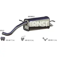 ERNST 115032 Einddemper