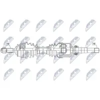 NTY NPW-CT-135 Aandrijfas