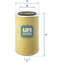 Ufi 27.007.00 Luchtfilter