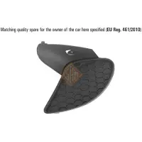 ISAM 0302717 Ventilatiegrille, bumper